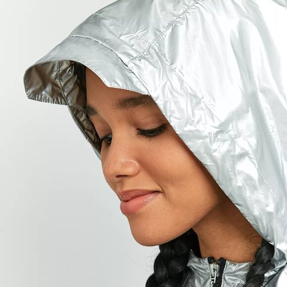 FILA Hooded Metallic Jacket Sz Small - Picture 8 of 8